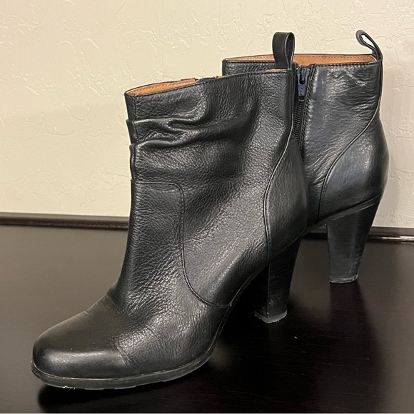 Söfft Toby black leather booties 3” heel comfortable zipper size 7.5 US - Picture 4 of 16
